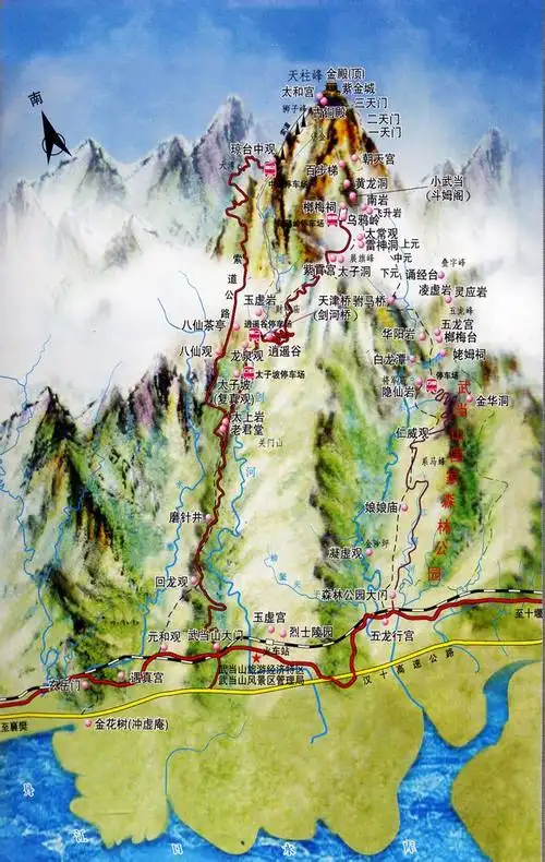 武当山旅游景点及路线介绍