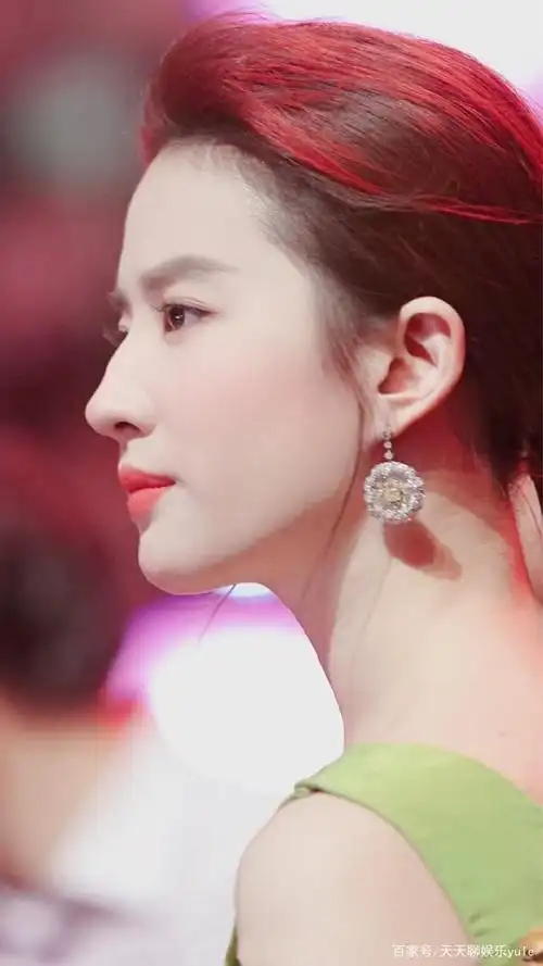 刘亦菲的神仙侧脸我可以吹一辈子!