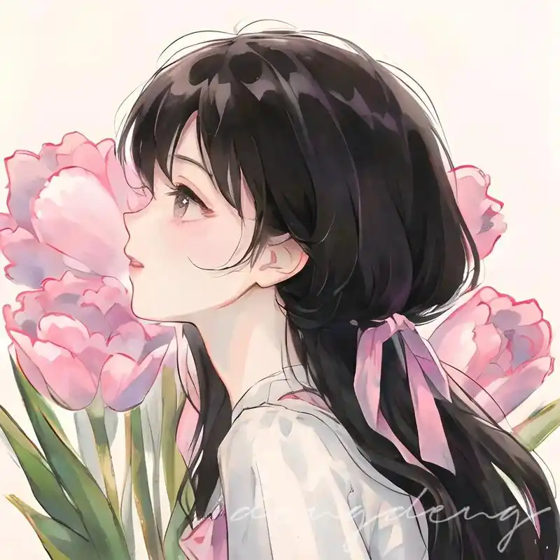 岁岁常相见可爱闺蜜头像简约风新头像