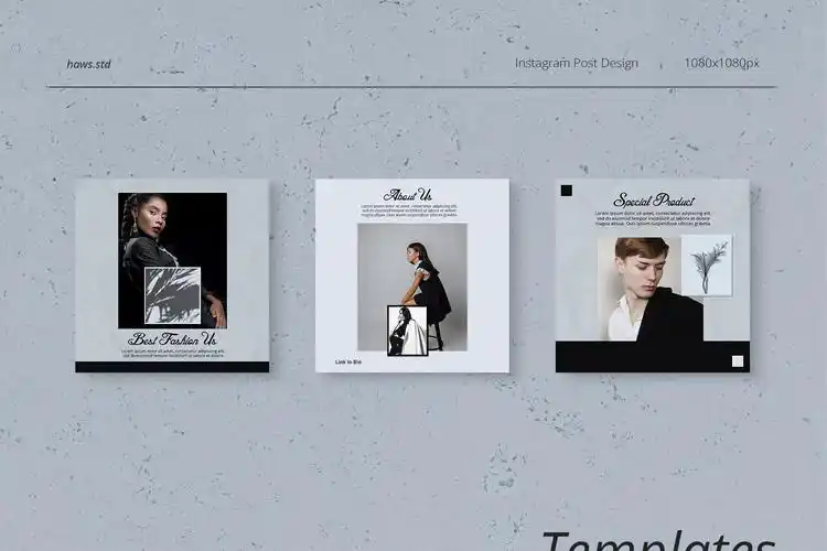 instagram社交媒体情绪板设计模板v70moodboardinstagramtemplate