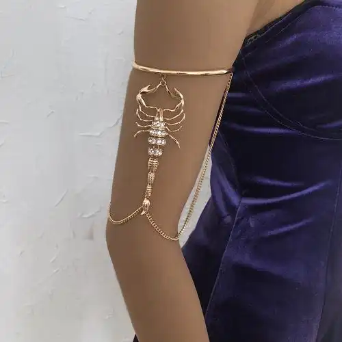 镶钻蝎子臂环臂镯 亚马逊虾皮跨境饰品货源 upper arm bracelet