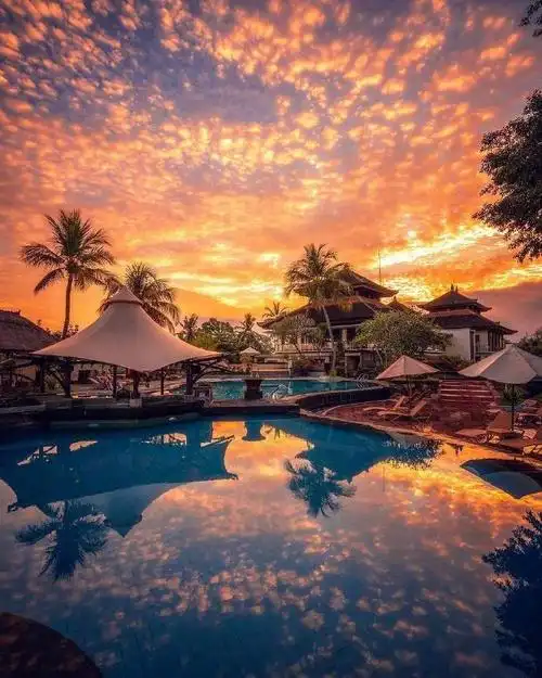 巴厘岛的晚霞不仅只在库塔海滩才是最美的