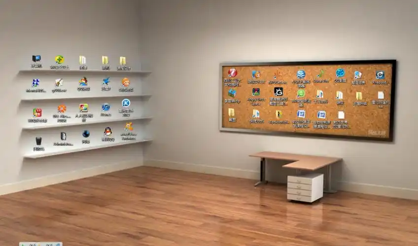 解决win7,win10创意电脑桌面图标摆放的方法