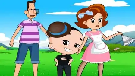 果果解说小游戏 大头儿子一家去郊游