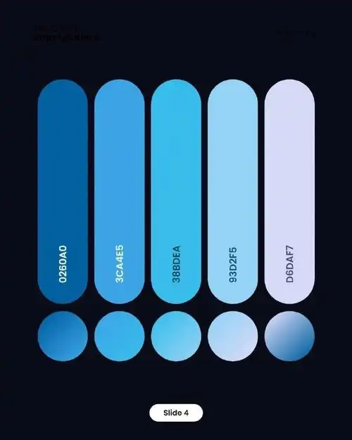 蓝色系色卡#绘画参考##色卡