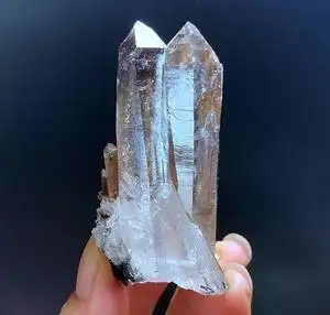 天然 广东透明水晶矿物晶体原石奇石实验教学收藏11810