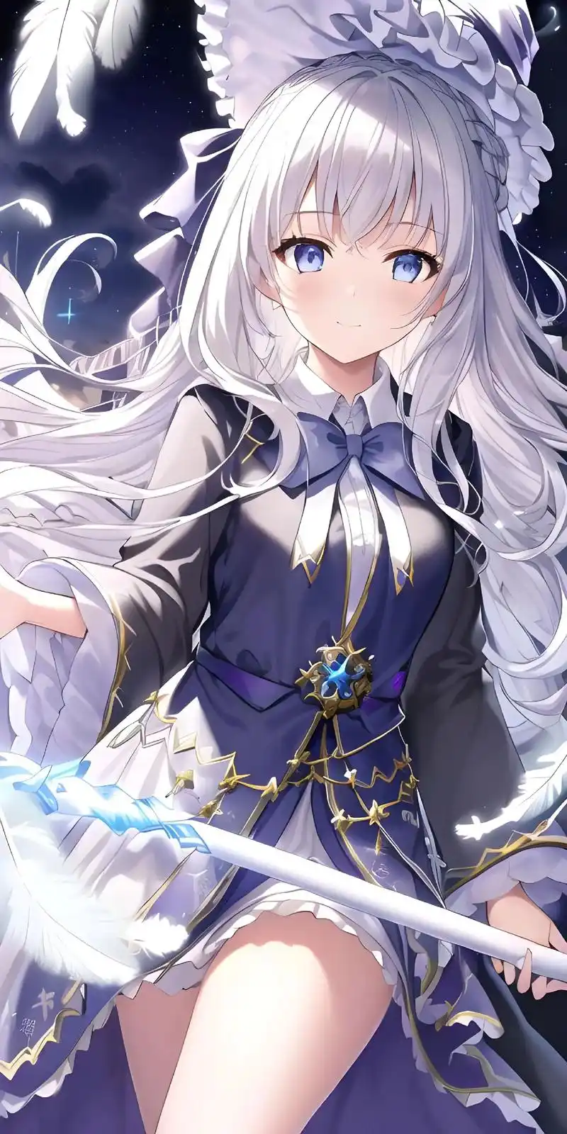 星河-动漫壁纸-魔法天使.#二次元少女 #动漫女神 #汉服少 - 抖音