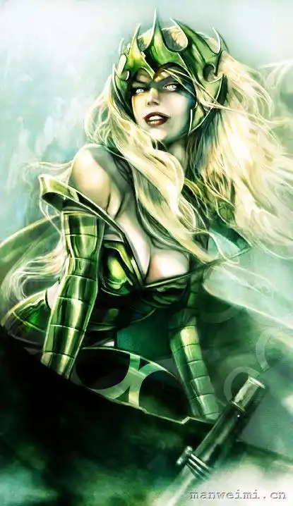 罗蕾莱的姐姐,魅惑魔女阿莫拉,喜欢将男人置于自己的掌控之中,变成