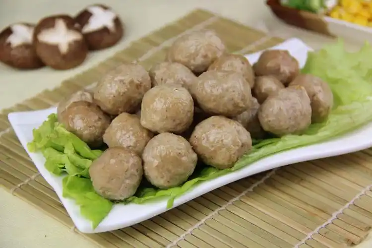 金丰 优质香菇贡丸 火锅冷冻食品 厂家批发/1*2.5kg*4袋/箱