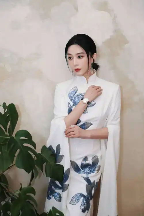 范冰冰海外复出13大造型引关注_晚宴_定海神针_教科书