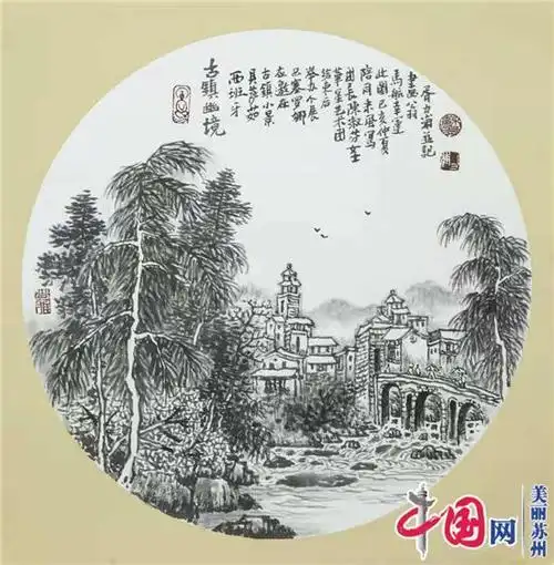 纪念建党100周年山水清音胥力浦的艺术世界画展开幕在即