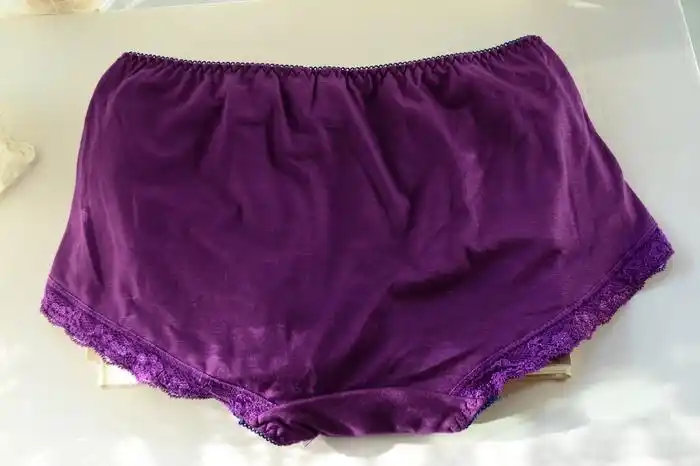 紫色涟漪外贸韩国原单魅力莫代尔女士内裤大版包平角裤