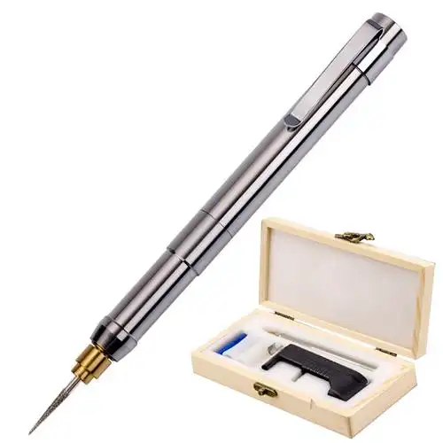 充电式微型雕刻笔 迷你微雕核雕玉雕打标刻字笔 美甲打磨机