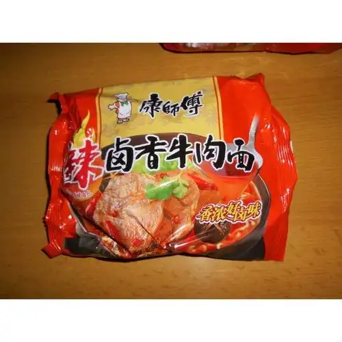 > 康师傅 辣卤牛肉面 五连包 101g/袋*5商品评价 > 包装好,物流快