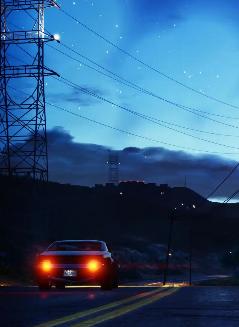 向着夕阳奔跑吧《gta5》高清美图