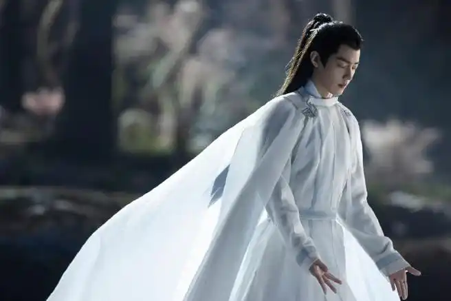 #肖战纱袍造型仙气十足#