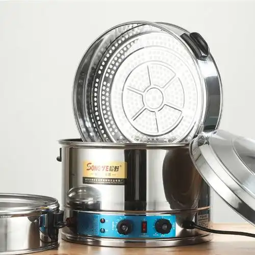 特大电蒸锅超大容量大馒头蒸笼大型蒸包炉商用 六层52cm电蒸锅(商用)