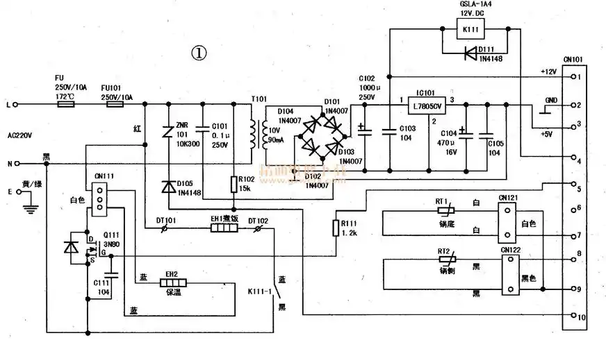 美的mcfc16b型微电脑电饭煲不加热