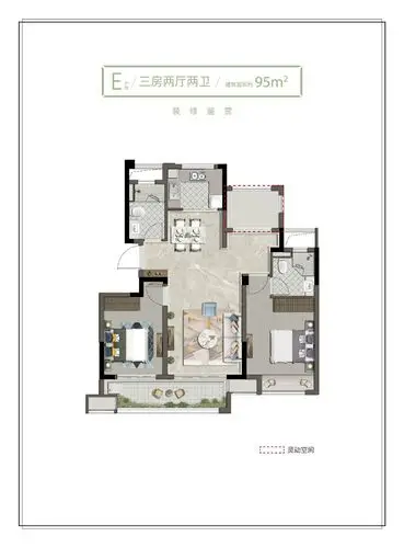 出售诚通江南里3室2厅1卫90㎡ 售价60万