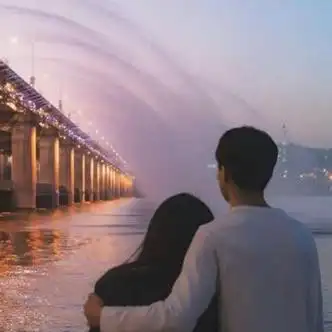 情侣头像唯美浪漫背影