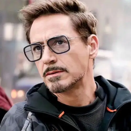 2019 iron man glasses endgame tony stark,square fashion