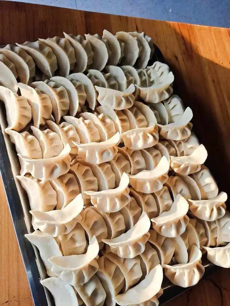 纯手工羊肉萝卜饺子,最后一天,25一斤,需要下单134773 - 抖音