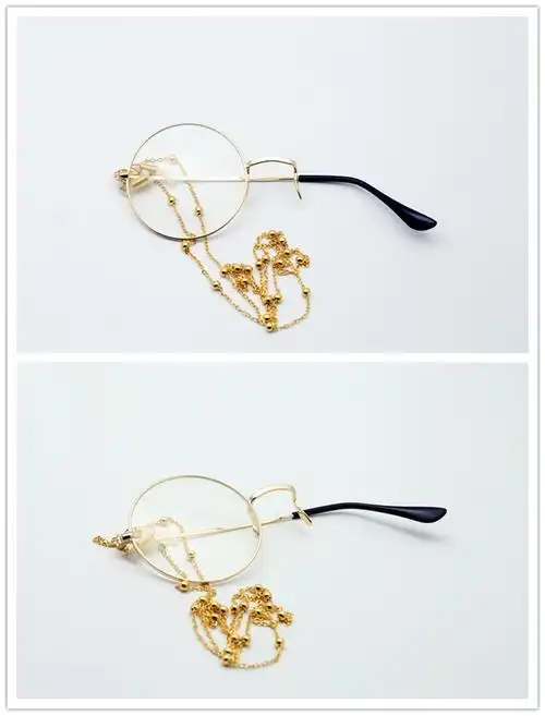 蒂霏祯单片眼镜顾昀单边框lolita怪盗基德二次元墨镜复古单个眼金框短