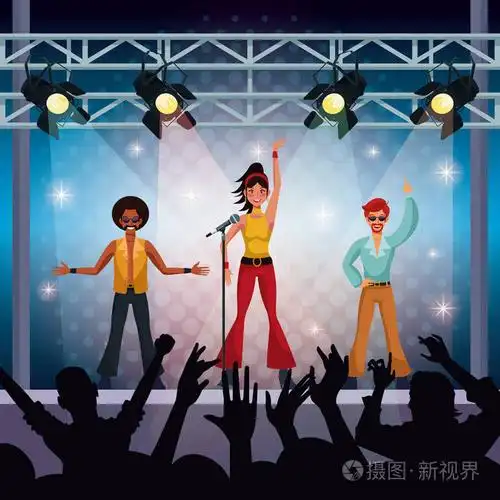 音乐演唱会的舞台插画-正版商用图片0pfnvi-摄图新视界