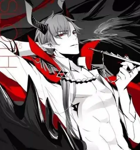 二次元腹黑男头像图片