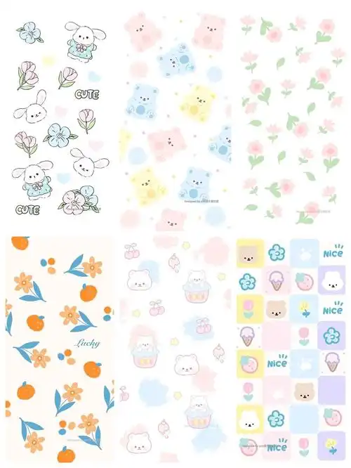 原创壁纸第164期小清新碎花可爱壁纸
