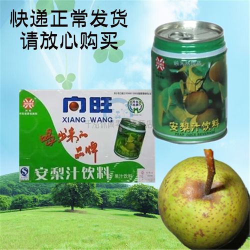 向旺安梨汁饮料天然酸梨新鲜甜味安梨汁果汁迁西特产整箱24罐 普通