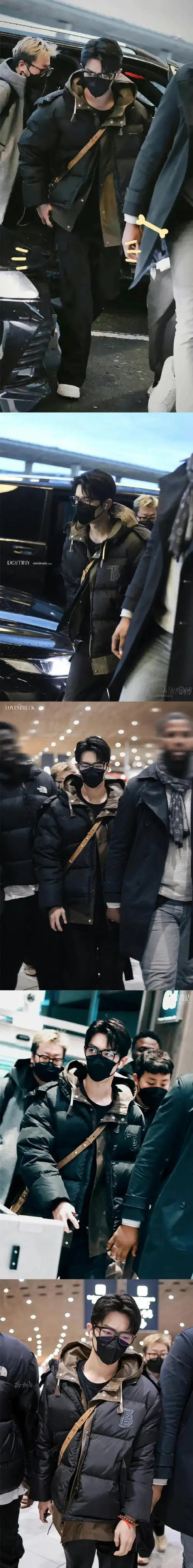 肖战机场路透##星姐微博