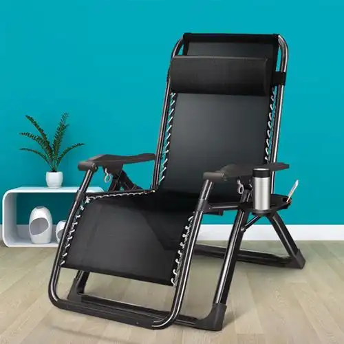 躺椅午休折叠椅午睡椅户外休闲逍遥豪华椅网纱靠背懒人椅子厂家