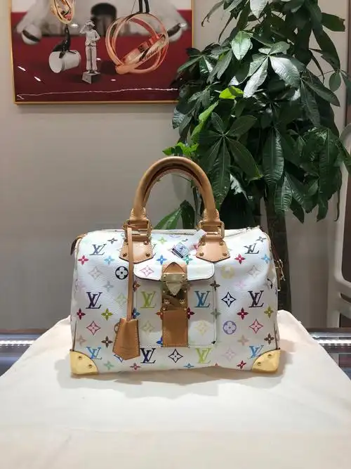 lv speedy25白三彩 号称白三彩尺寸:30x21x17