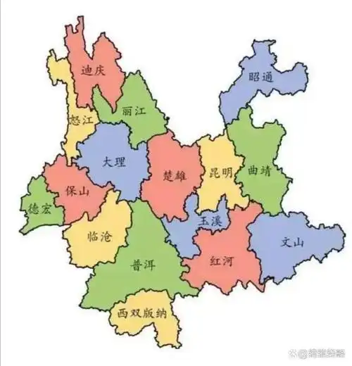 云南省城市规模划分:1个特大城市,3个中等城市,21个小城市