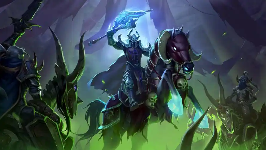 蓝贴巫妖王的进军主题系列皮肤的设计与背景