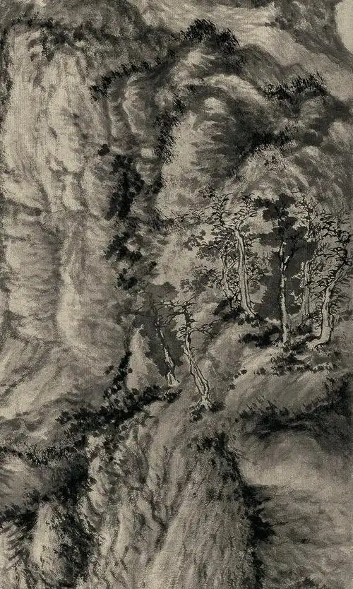 元 王蒙《青卞隐居图》手机欣赏国画