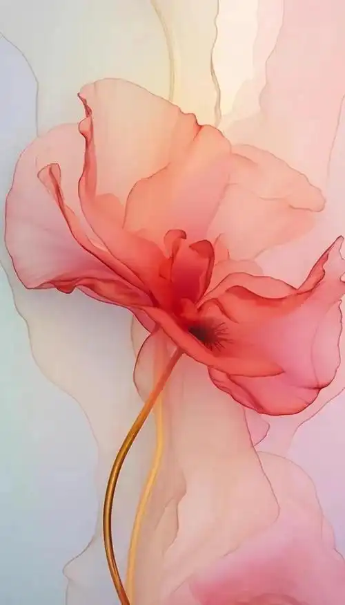 壁纸分享,粉色金边的玫瑰花,真是太漂亮了