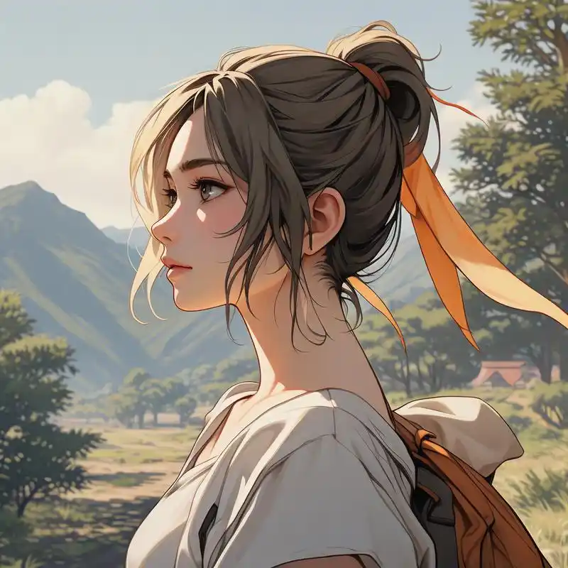 动漫风女生侧颜头像 今天给大家分享一组超美的动漫风女生侧颜头像