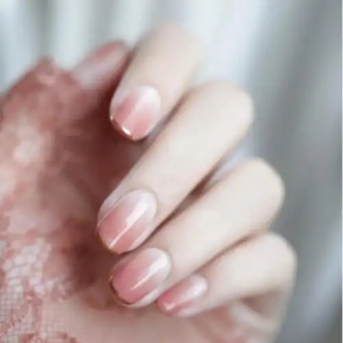 渐变美甲图片  美美的美甲看这边