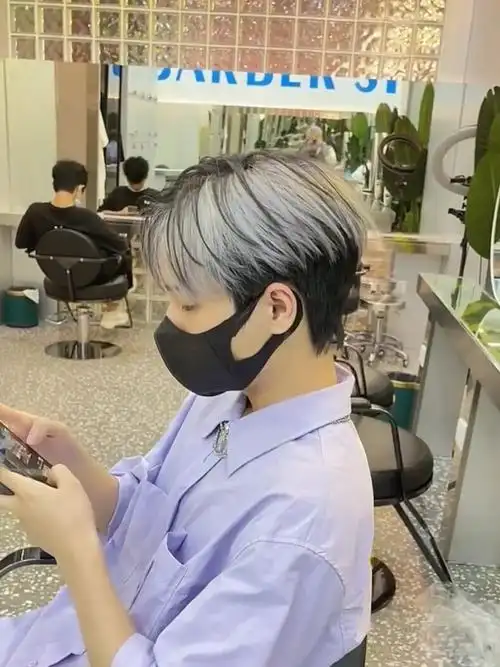 男士发型 阴阳发色 泉州男士发型设计