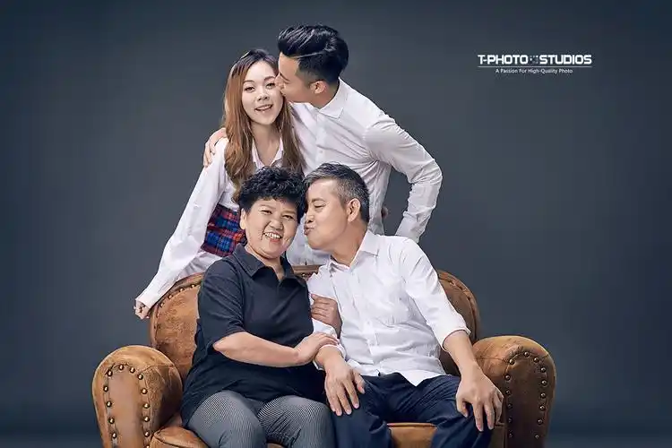 全家拍摄,全家福