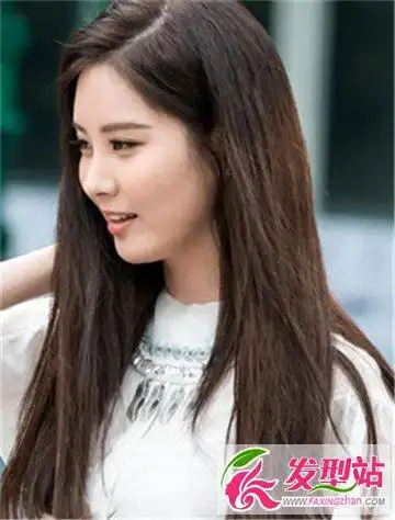 精美韩式离子烫长直发飘逸清新最瘦脸