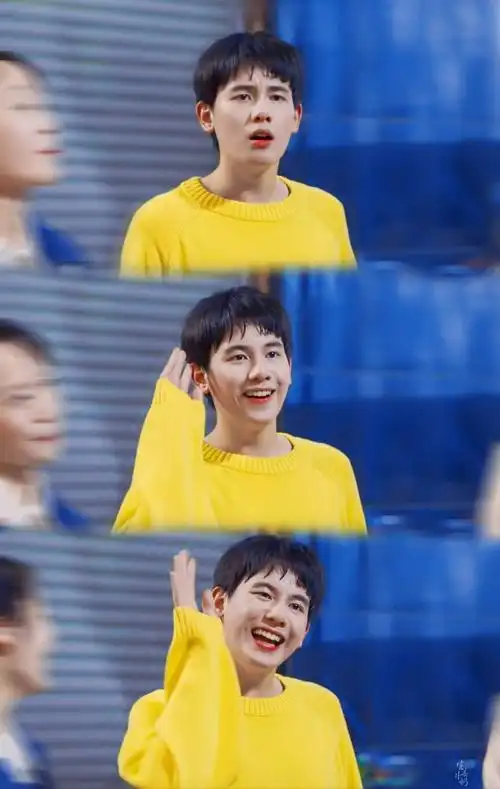 可以发几张胡先煦笑得很甜的图吗