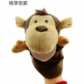定制布袋木偶手偶玩具动物手套嘴巴能动毛绒娃娃套手上的玩偶幼儿园
