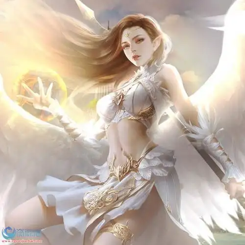 插画设计3d天使人物合集精美壁纸338p342m