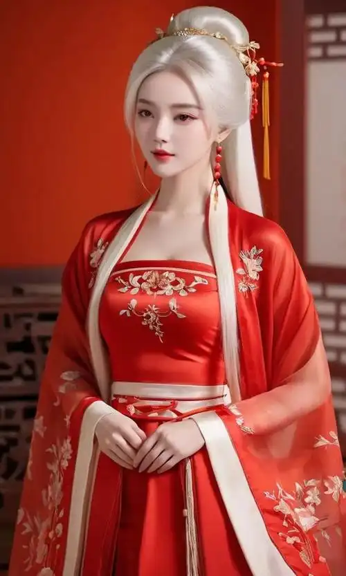 爽心丨绝美白发古风来袭丨养眼美女