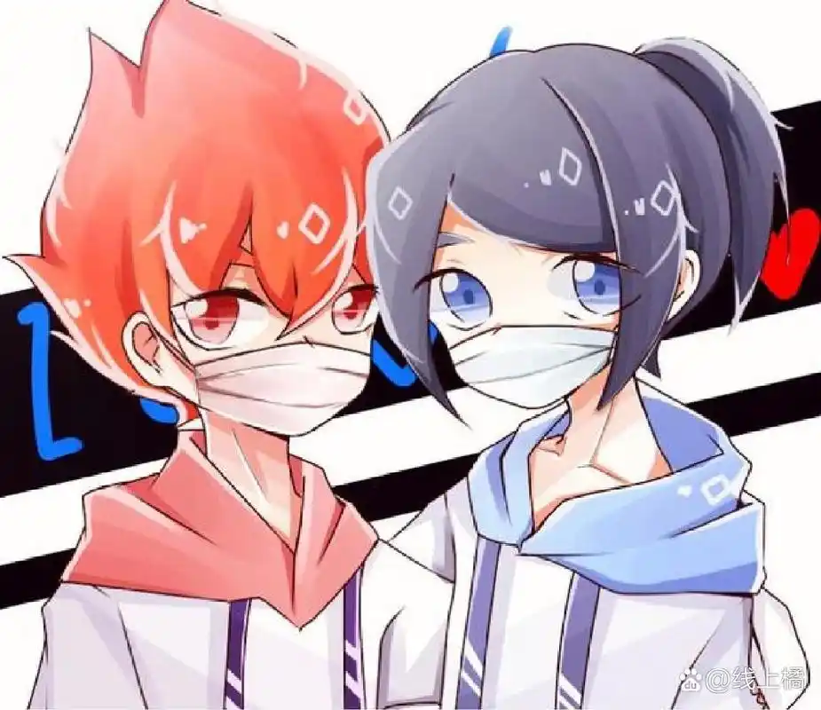 猪猪侠和斗龙战士的情侣头像