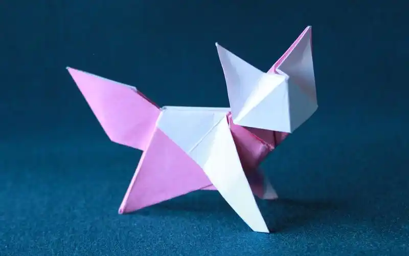 折纸教程超萌超可爱的手工小狐狸看了你也会折