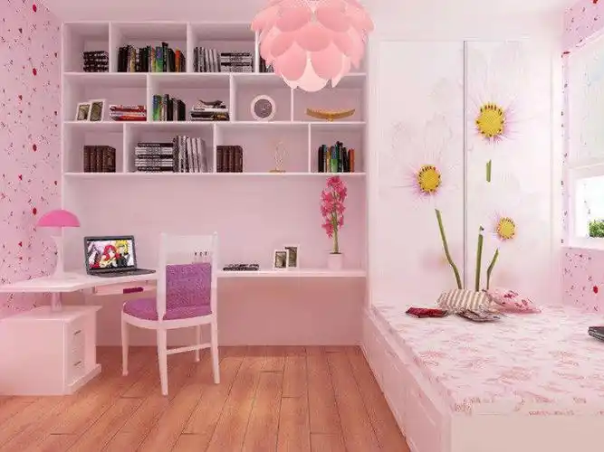 紧凑型小书房榻榻米装修效果图